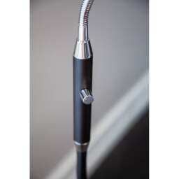 Halo Design Vegas Floor Lamp - H 140cm - 1 Arm - Black/Chrome Colour: Black / Chrome - thumbnail 3