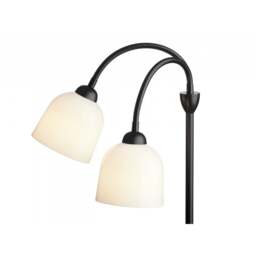 Halo Design Glow Floor Lamp - Opal/Black Size: 2-Arm - thumbnail 3