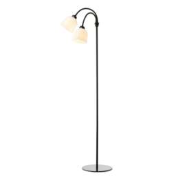 Halo Design Glow Floor Lamp - Opal/Black Size: 2-Arm - thumbnail 1