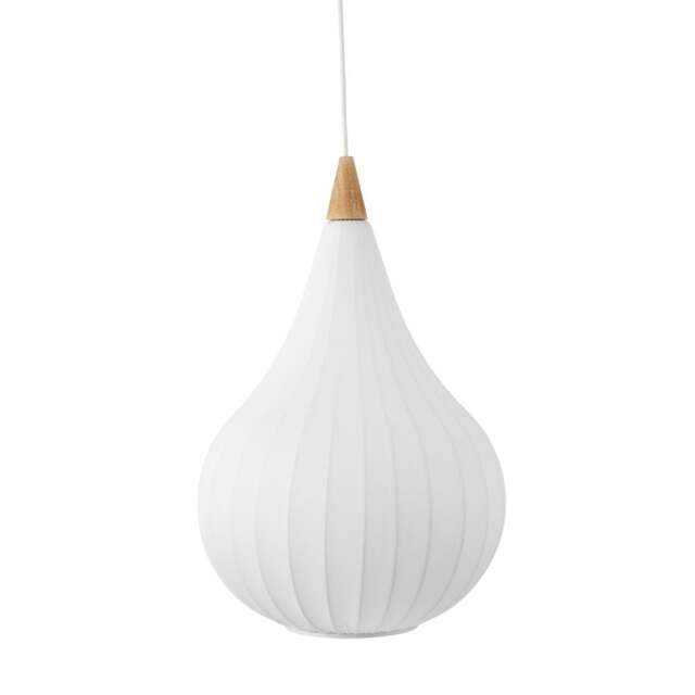 Halo Design Drops Textile Pendant - O 38cm - White Size:  38cm - image 1