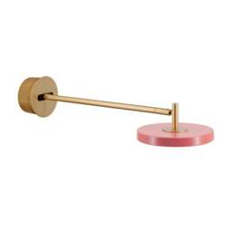 Umage Asteria Wall Light - Long - Nuance Rose - Hardwired Colour: Nuance Rose, Mounting: Hardwired
