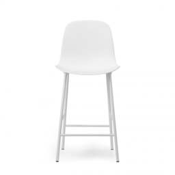 Normann Copenhagen Form Bar Chair - 65cm - White Shell Colour: White - thumbnail 2