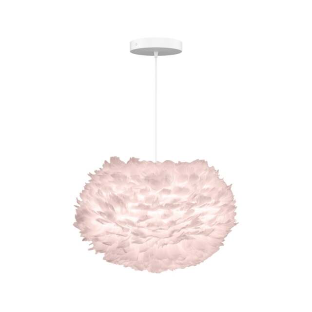 Umage Eos Feather Pendant Shade - Light Rose - Medium - 45cm with White Rosette Cord Set With or Without Cord Set: With White Rosette Cord Set - image 1