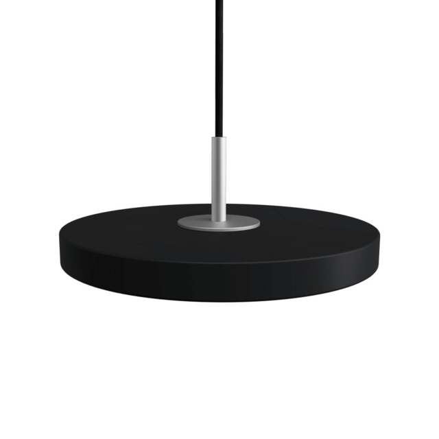 Umage Asteria Micro Pendant Light - Black - Steel Top Colour: Black, Asteria Detail: Steel - image 1