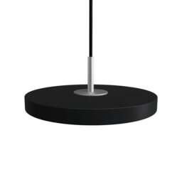 Umage Asteria Micro Pendant Light - Black - Steel Top Colour: Black, Asteria Detail: Steel