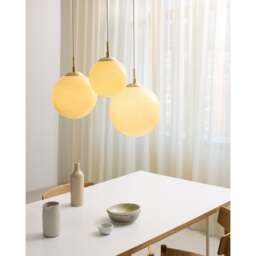 Halo Design Candy Ball Pendant Light - O 20cm - Cream Size: O 20cm, Colour: Cream - thumbnail 2