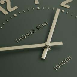 Thomas Kent Mulberry Wall Clock - 12" - Olive Green Size: 12" - thumbnail 5