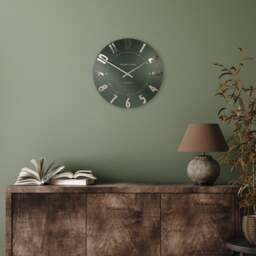 Thomas Kent Mulberry Wall Clock - 12" - Olive Green Size: 12" - thumbnail 3