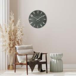 Thomas Kent Mulberry Wall Clock - 12" - Olive Green Size: 12" - thumbnail 7