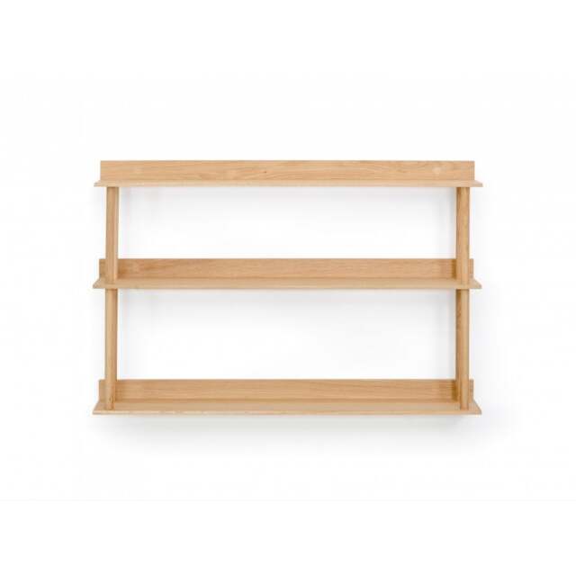 Wireworks Platform 3 Wall Shelf - Oak - image 1