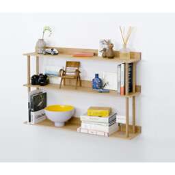 Wireworks Platform 3 Wall Shelf - Oak - thumbnail 5