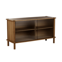 Umage Italic Sideboard - Dark Oak - 2 Glass Doors door option: 2 Glass Doors - thumbnail 2