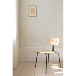 Umage Curious Dining Chair - Oak - Black Legs - Mocca Cushion Leg Colour: Black Legs, Colour: Mocca - thumbnail 6