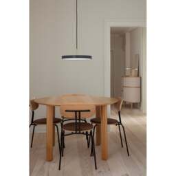 Umage Curious Dining Chair - Oak - Black Legs - Mocca Cushion Leg Colour: Black Legs, Colour: Mocca - thumbnail 4