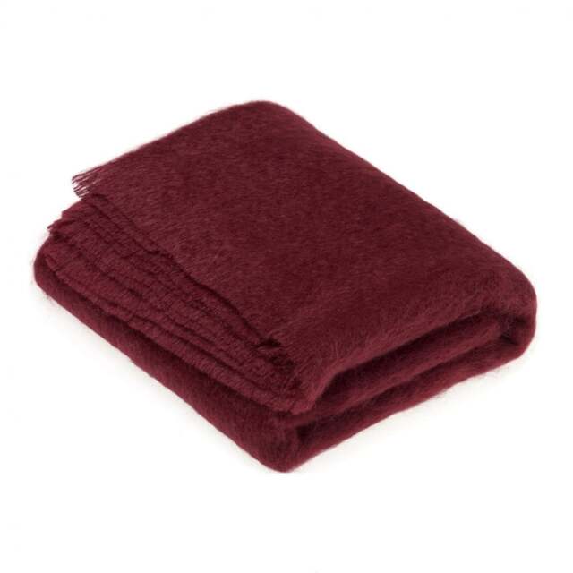 Bronte By Moon Luxury Mohair Throw - Vintage Colour: Vintage