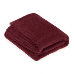Bronte By Moon Luxury Mohair Throw - Vintage Colour: Vintage