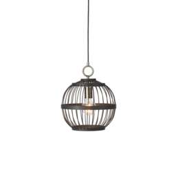 Halo Design Stockholm Nordic Edition Pendant Light - O 30cm Size:  30cm, Colour: Black Oil
