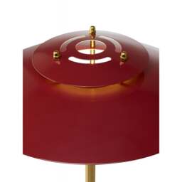 Halo Design Sorup Table Lamp Colour: Glossy Merlot / Brass - thumbnail 3