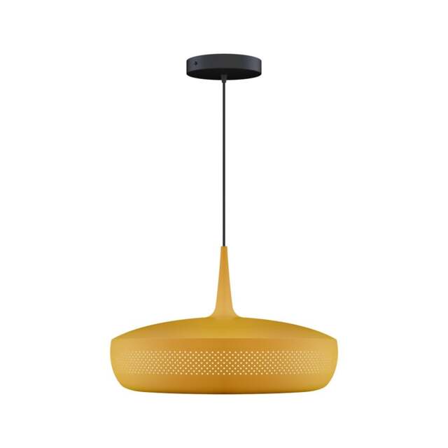 Umage Clava Dine Pendant Light - Ochre with Black Rosette Cord Set With or Without Cord Set: With Black Rosette Cord Set - image 1