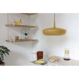 Umage Clava Dine Pendant Light - Ochre with Black Rosette Cord Set With or Without Cord Set: With Black Rosette Cord Set - thumbnail 3