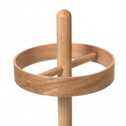 Wireworks Brolly Umbrella Stand - Oak Colour: Oak - thumbnail 7