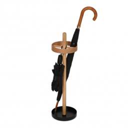 Wireworks Brolly Umbrella Stand - Oak Colour: Oak - thumbnail 3