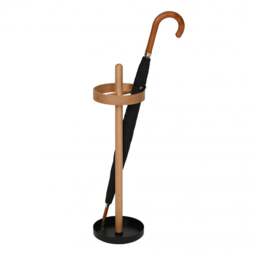 Wireworks Brolly Umbrella Stand - Oak Colour: Oak