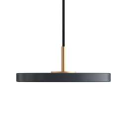 Umage Asteria Micro Pendant Light - Anthracite - Brass Top Colour: Anthracite, Asteria Detail: Brass - thumbnail 2