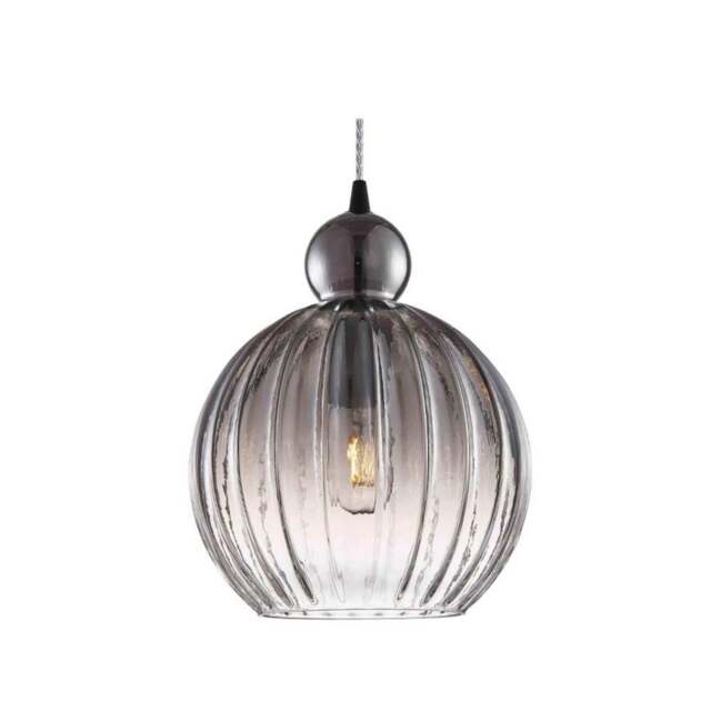 Halo Design Ball Ball Pendant Light - O 25cm - Smoke Size: O 25cm, Colour: Smoke