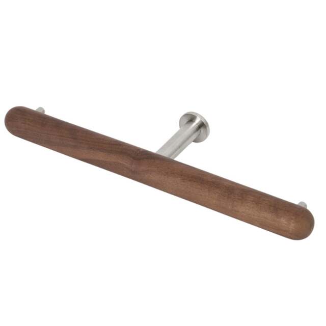 Wireworks Yoku Double Toilet Roll Holder - Walnut - image 1