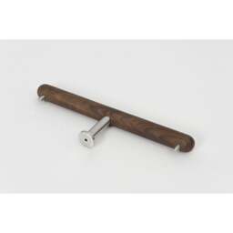 Wireworks Yoku Double Toilet Roll Holder - Walnut - thumbnail 3