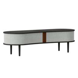 Umage Audacious TV Bench - Black Oak - Sterling Colour: Sterling