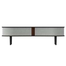 Umage Audacious TV Bench - Black Oak - Sterling Colour: Sterling - thumbnail 2