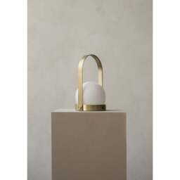 Audo Copenhagen Carrie LED Porable Table Lamp - Brushed Brass - thumbnail 4