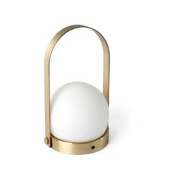 Audo Copenhagen Carrie LED Porable Table Lamp - Brushed Brass - thumbnail 2