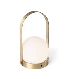 Audo Copenhagen Carrie LED Porable Table Lamp - Brushed Brass - thumbnail 3