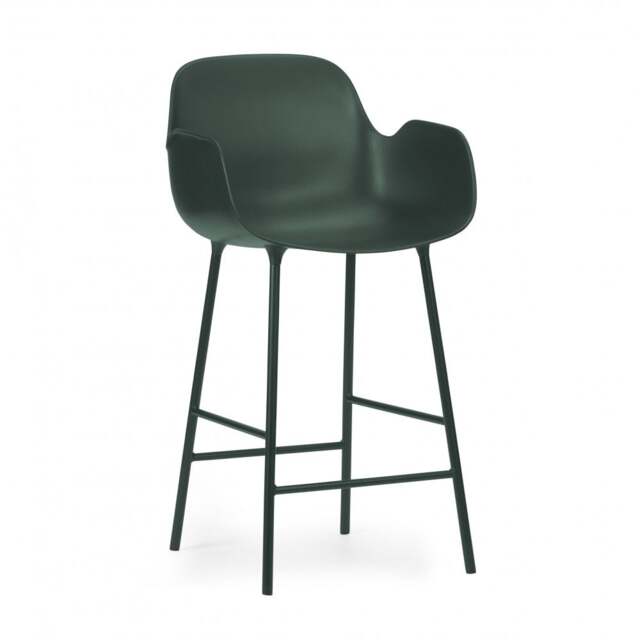 Normann Copenhagen Form Bar Armchair - 65cm - Green Shell Colour: Green - image 1