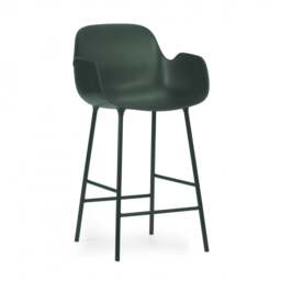 Normann Copenhagen Form Bar Armchair - 65cm - Green Shell Colour: Green
