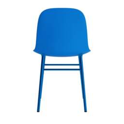 Normann Copenhagen Form Chair - Bright Blue - Bright Blue Legs Shell Colour: Bright Blue, Leg Colour: Matching Shell Colour - thumbnail 4