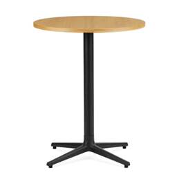 Normann Copenhagen Allez Round Cafe Table - 4 Leg - H75 O60 cm - Oak Tabletop Colour: Oak - thumbnail 1