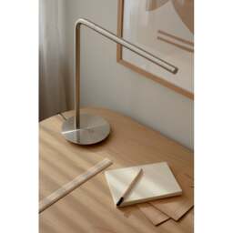 Umage Omni Table Lamp - Brushed Steel Colour: Brushed Steel - thumbnail 4