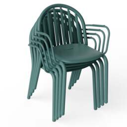 Fatboy Freds Armchair Set - Dark Sage - Set of 4 - thumbnail 2