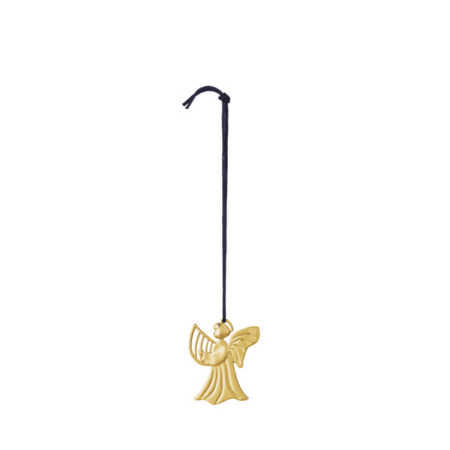 Rosendahl Copenhagen Karen Blixen Harp Angel Christmas Tree Hanger - Gold Plated - image 1