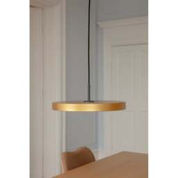 Umage Asteria Plus Pendant Lamp - Brass - Medium - Black Top Colour: Brass, Size: Medium, Style: Black - thumbnail 2