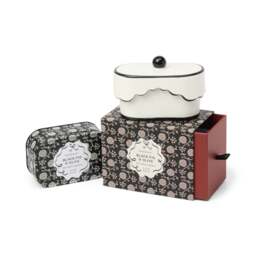 Paddywax Cherie 5.5oz/155g Ceramic Candle - Black Fig & Olive - thumbnail 3