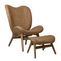 Umage A Conversation Piece Armchair - Tall - Dark Oak - Sugar Brown Colour: Sugar Brown - thumbnail 3