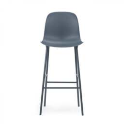 Normann Copenhagen Form Bar Chair - 75cm - Blue Shell Colour: Blue - thumbnail 2