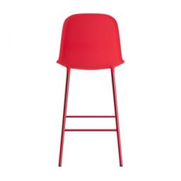 Normann Copenhagen Form Bar Chair - 65cm - Bright Red Shell Colour: Bright Red - thumbnail 4