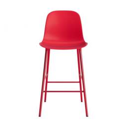 Normann Copenhagen Form Bar Chair - 65cm - Bright Red Shell Colour: Bright Red - thumbnail 2