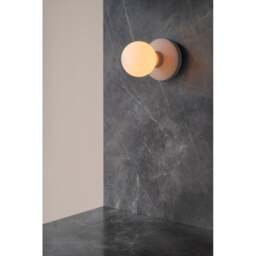 Humble Bee Cordless Wall Light - Beige - Frosted Bulb - thumbnail 3